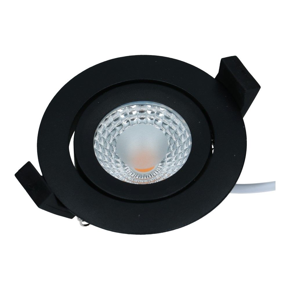 LED spot zwart IP65 5W 450lm 2700k 84mm kantelbaar dimbaar 