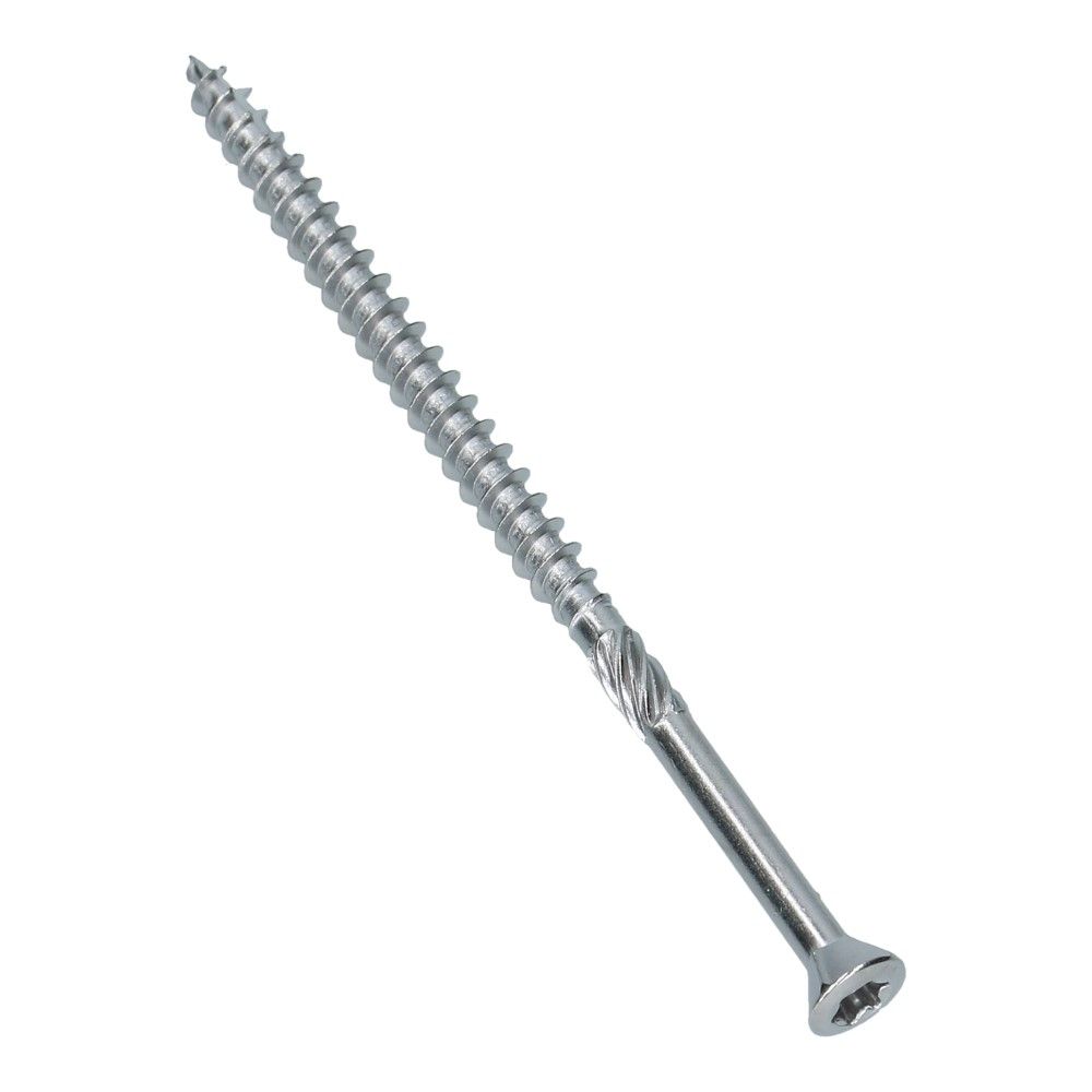 Hardhoutschroef 4.5x80 Torx 20 Platkop RVS C2 - 200 stuks
