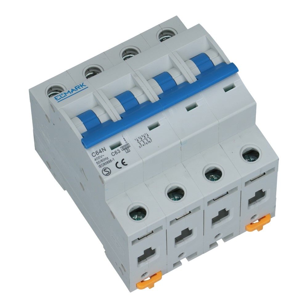 Installatieautomaat 4 polig 63A karakteristiek C