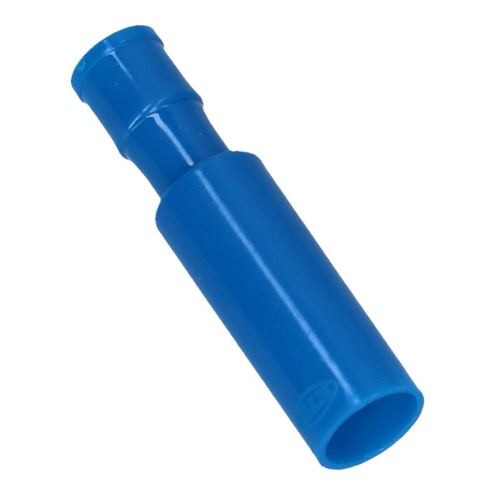 Kabelschoen rondcontrastekker B-3.95mm L-12mm Blauw Lang - 100 stuks, foto 2 van 2