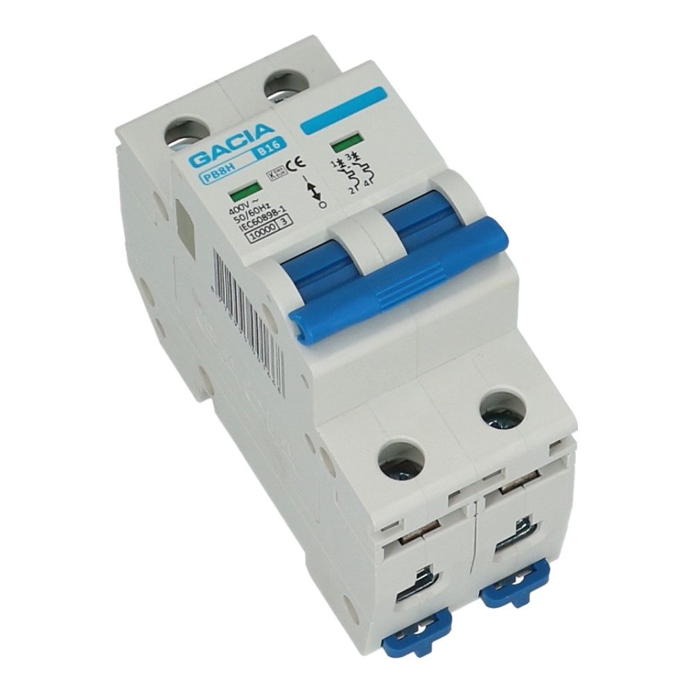 Installatieautomaat 2 polig 50A karakteristiek C 10kA